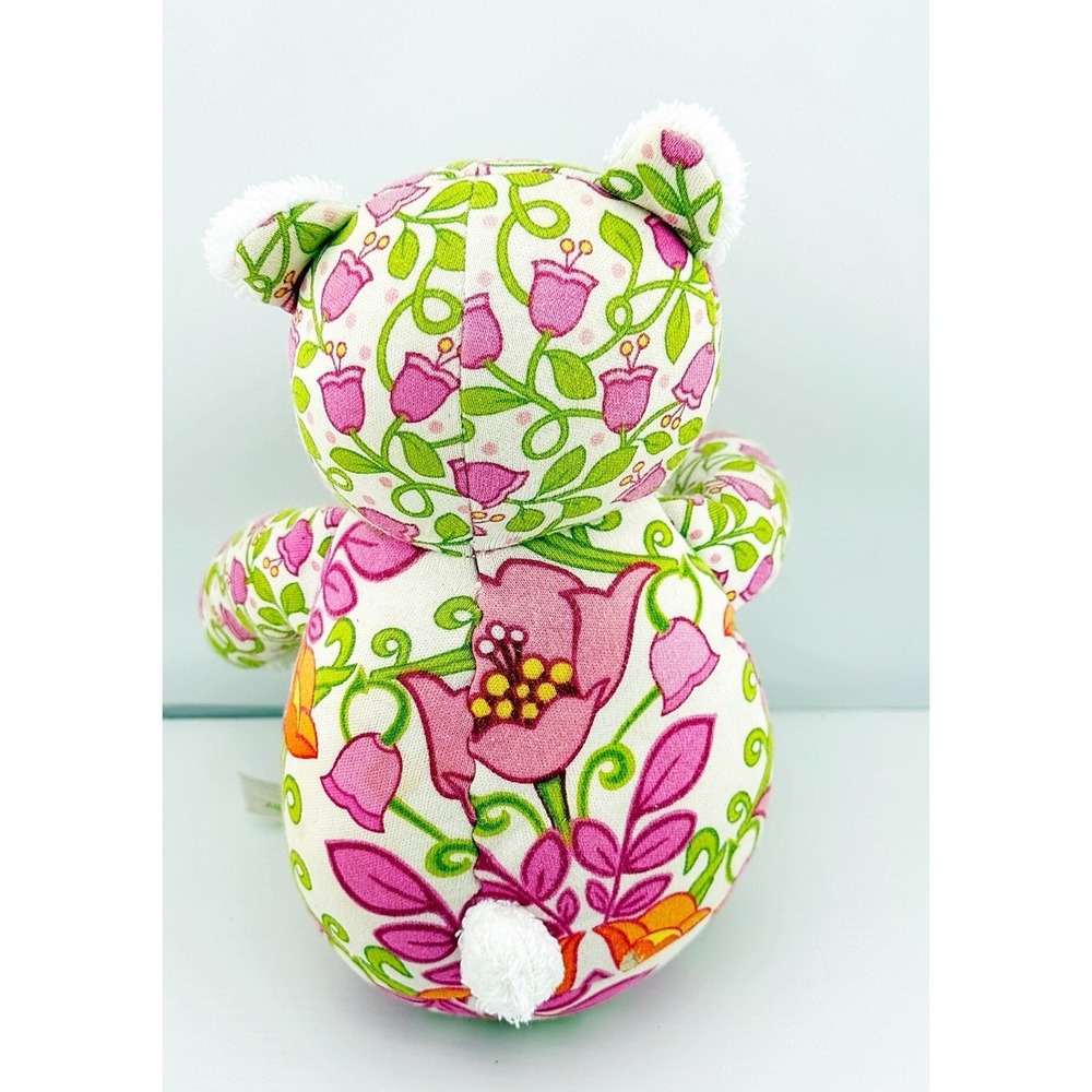 Vera Bradley Lilli Bell Baby Bear Plush 2012 . 10" Tall - Picture 2 of 6
